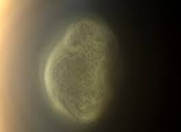 closeup Titan ice cloud