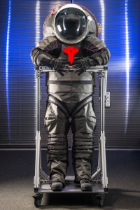 front of Mars spacesuit