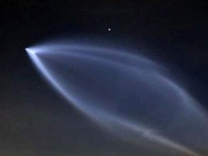 missile launch over CA coast